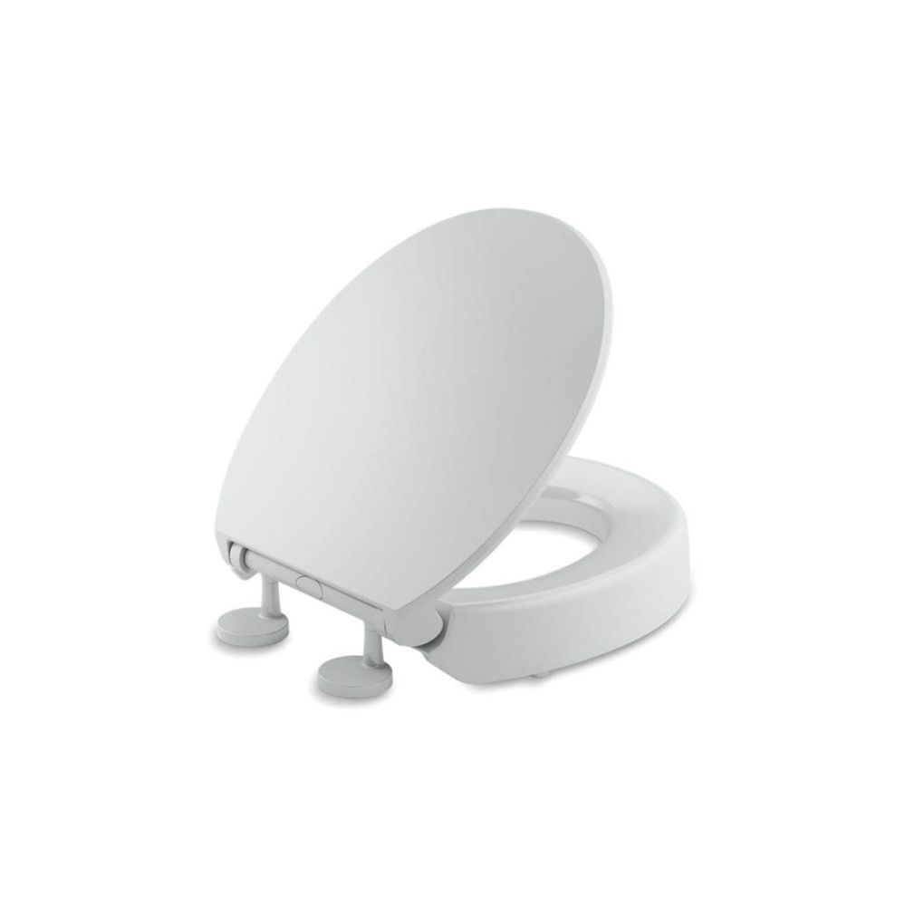 Elevated Quiet-Close™ round-front toilet seat