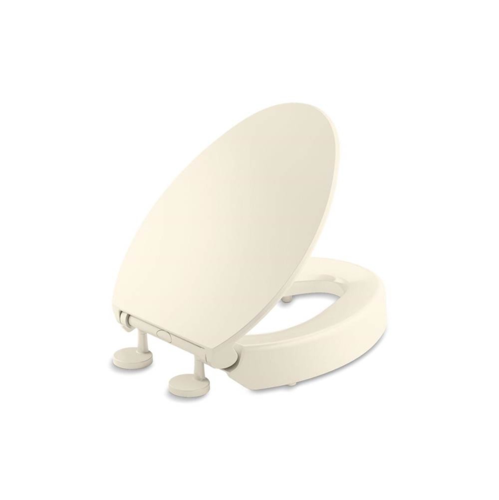 Elevated Quiet-Close™ elongated toilet seat