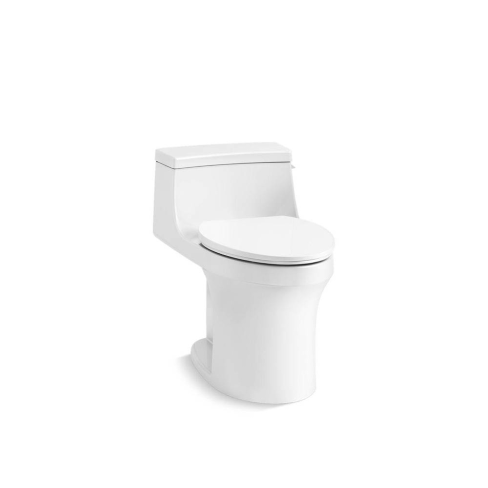 San Souci® One-piece compact elongated toilet with concealed trapway, 1.28 gpf