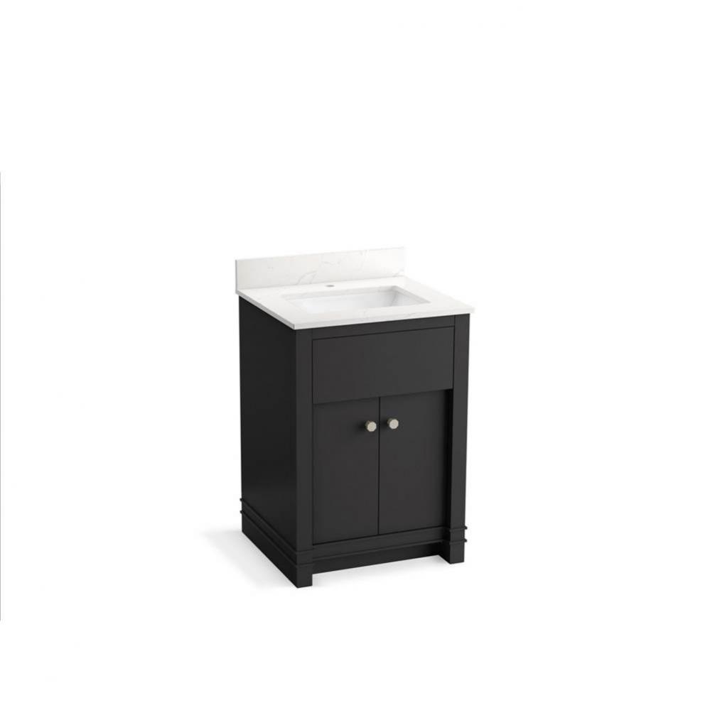 Alouette™ 24'' bathroom vanity cabinet with sink and quartz top