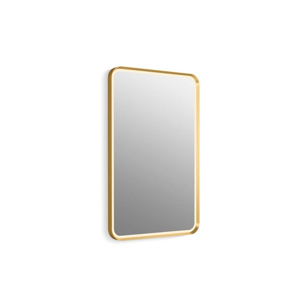Essential Ultrabright 22 in. X 34 in. Rectangular Lighted Framed Mirror