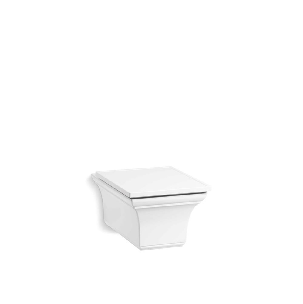 Memoirs® Wall-hung compact elongated dual-flush toilet bowl with slow close seat