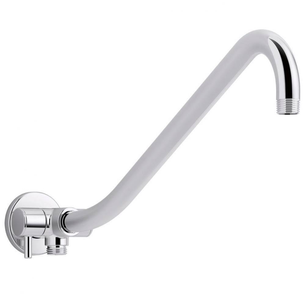 Gooseneck Rainhead arm with 2-way diverter