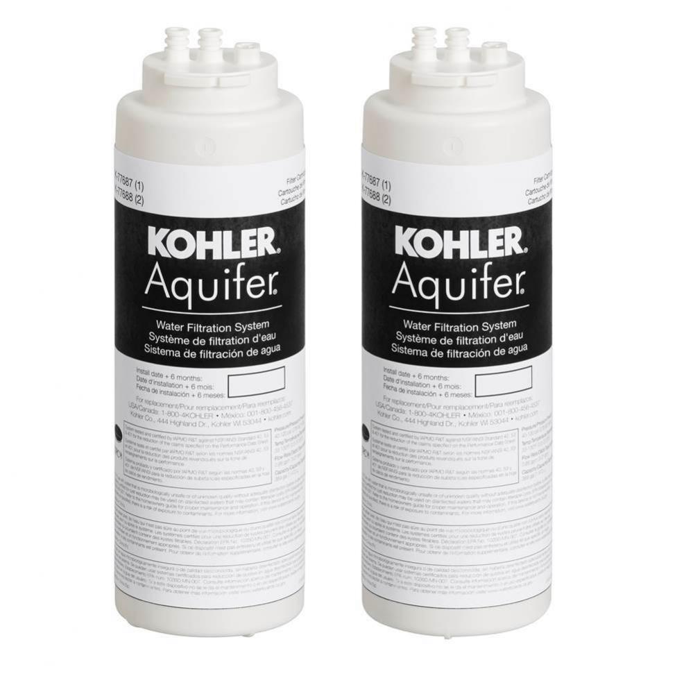 Aquifer® Two-pack replacement filter cartridges