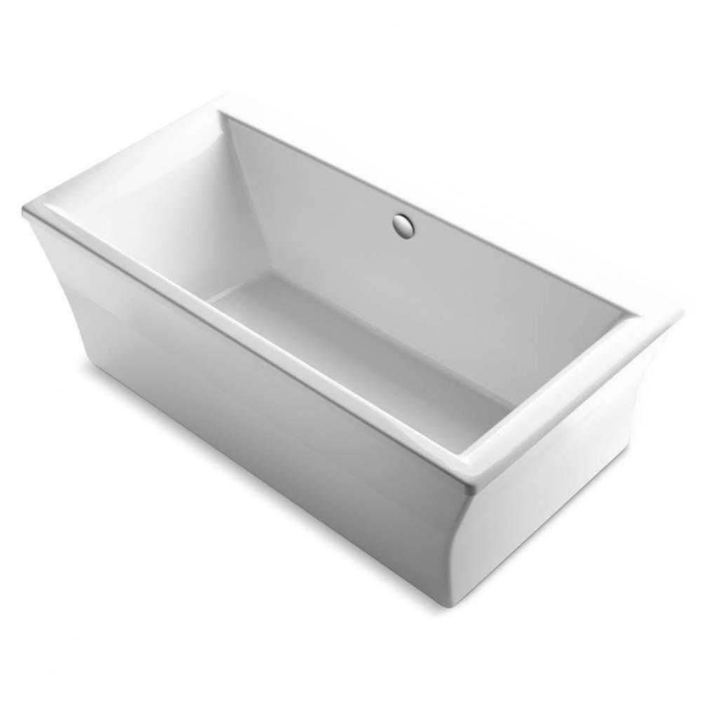Stargaze® 60-1/4'' x 34-1/4'' freestanding bath with fluted shroud