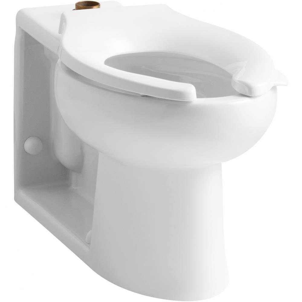 Anglesey™ Floor-mount top spud antimicrobial flushometer bowl
