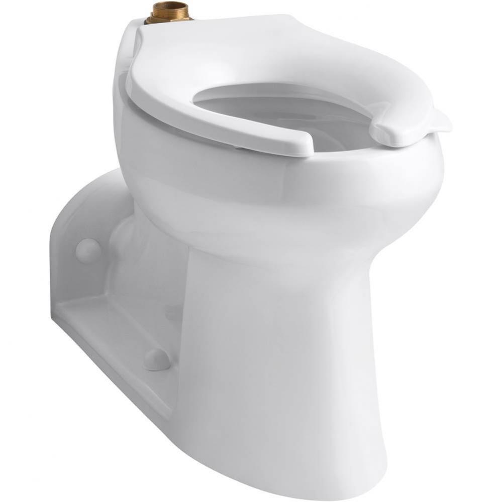 Anglesey™ Floor-mount top spud antimicrobial flushometer bowl