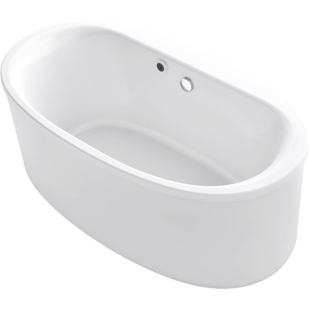 Sunstruck® 60'' x 34'' freestanding bath with Bask® heated surface a