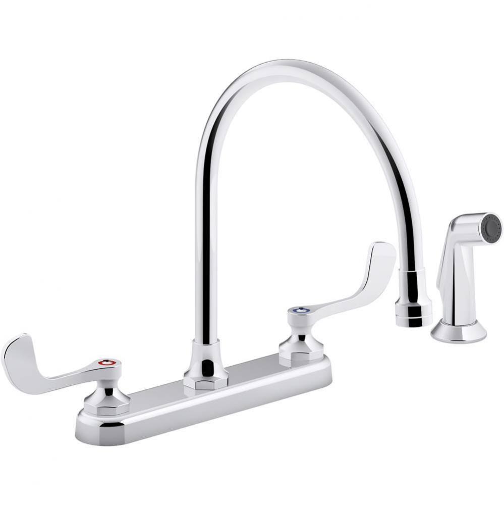 Triton® Bowe® 1.8 gpm kitchen sink faucet with 9-5/16'' gooseneck spout, match