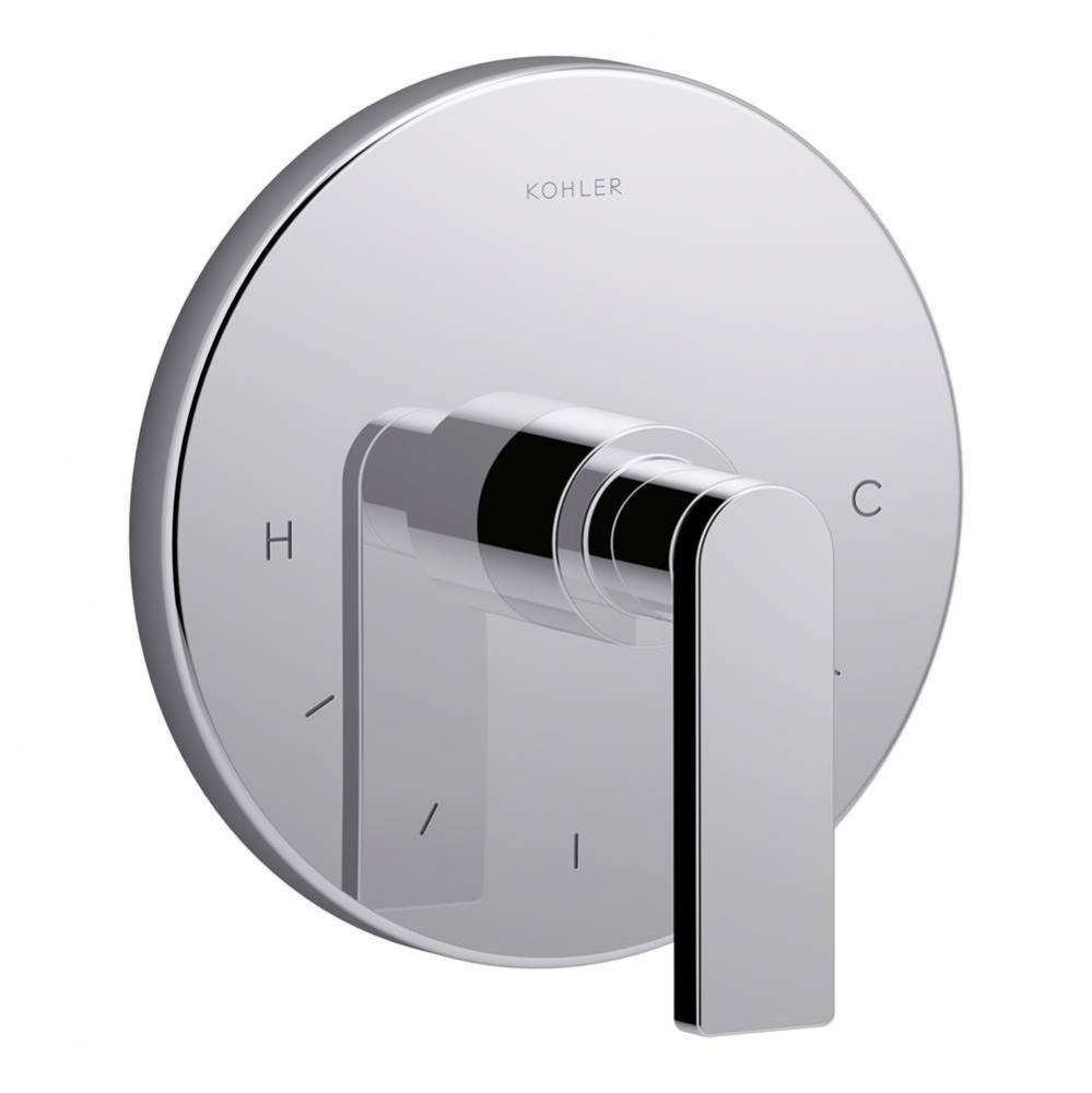 Composed® MasterShower® temperature control valve trim with lever handle