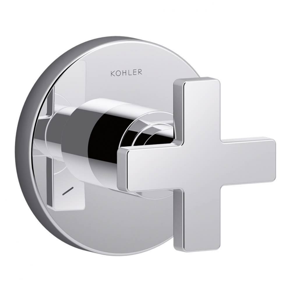 Composed® MasterShower® transfer valve trim with cross handle