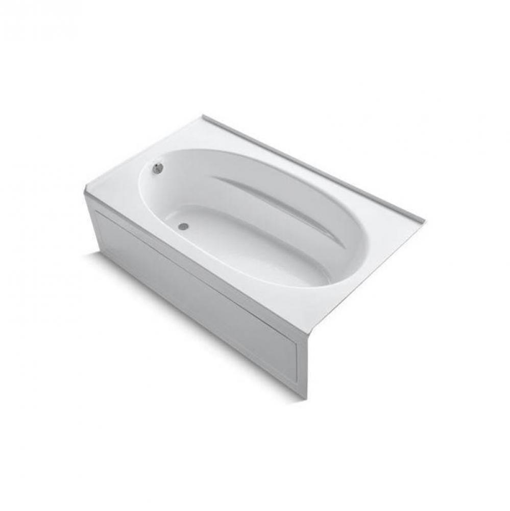 Windward® 72'' x 42'' alcove bath, left drain