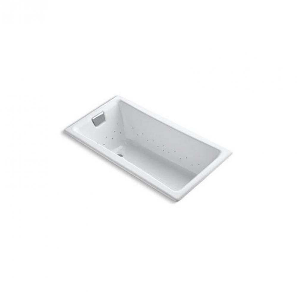 Tea-for-Two® 60'' x 32'' drop-in Heated BubbleMassage™ air bath