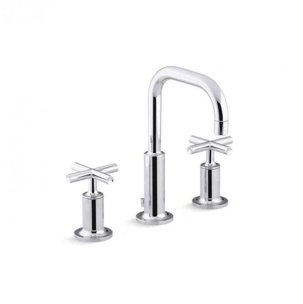 Purist® Widespread bathroom sink faucet with Cross handles, 1.2 gpm