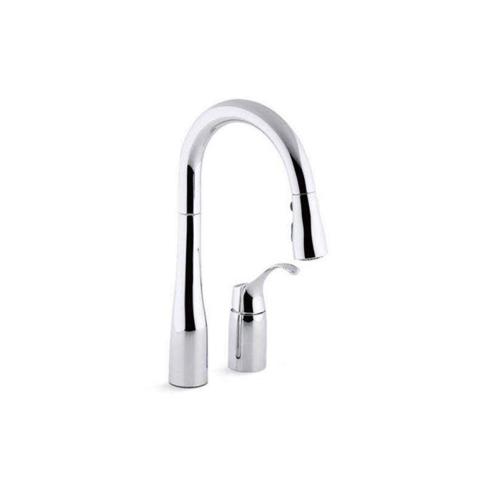 Simplice® Pull-down bar sink faucet with three-function sprayhead