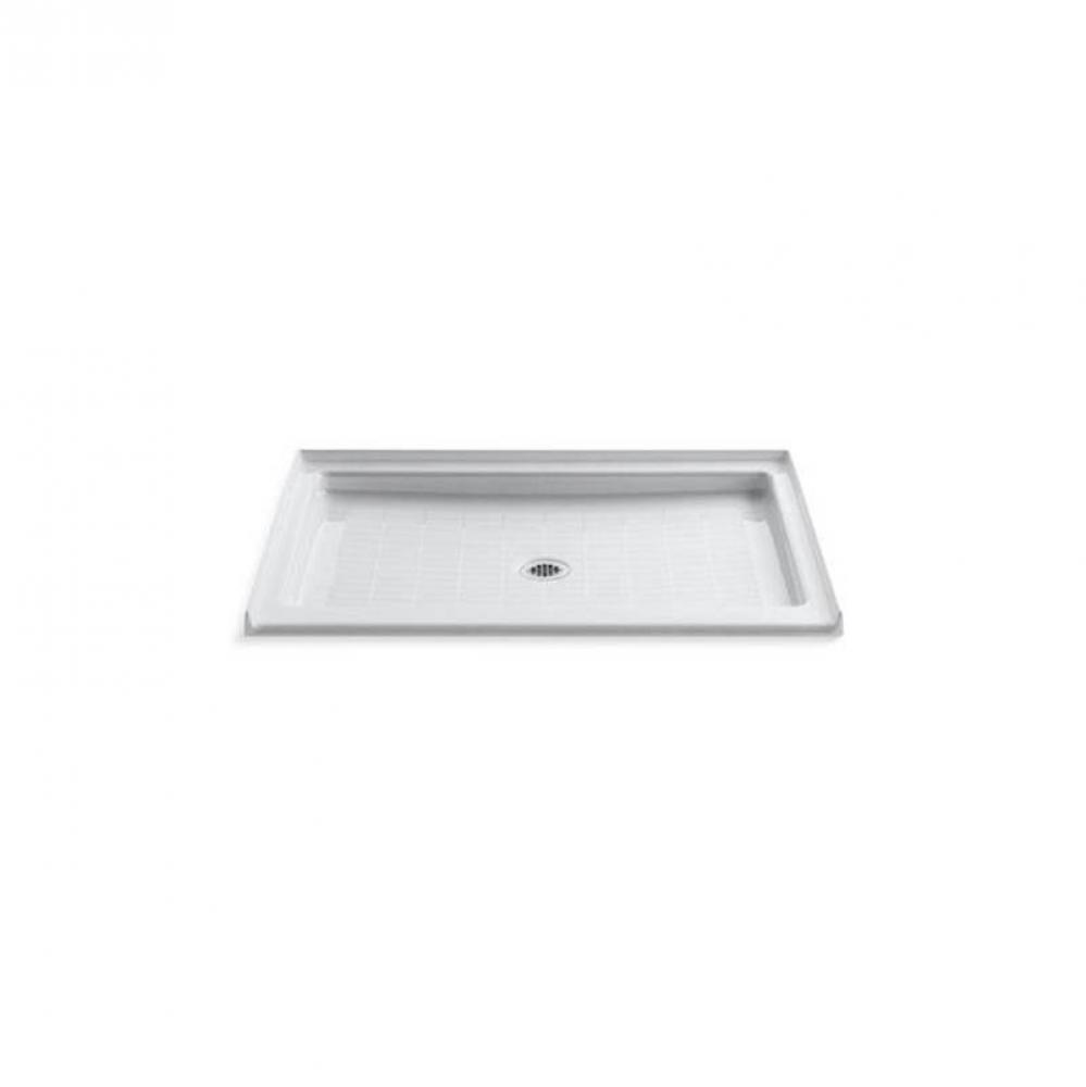 Purist® 48'' x 36'' alcove shower base, center drain