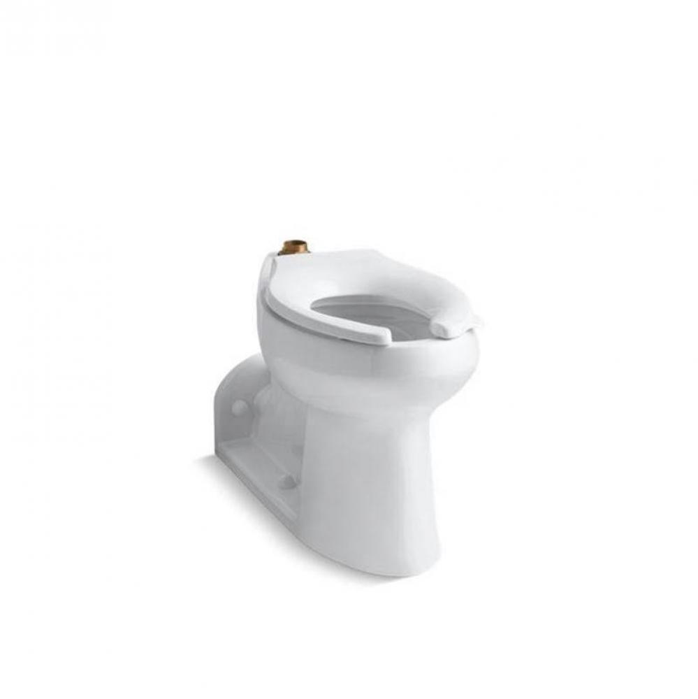 Anglesey™ Floor-mount top spud flushometer bowl with exposed trapway