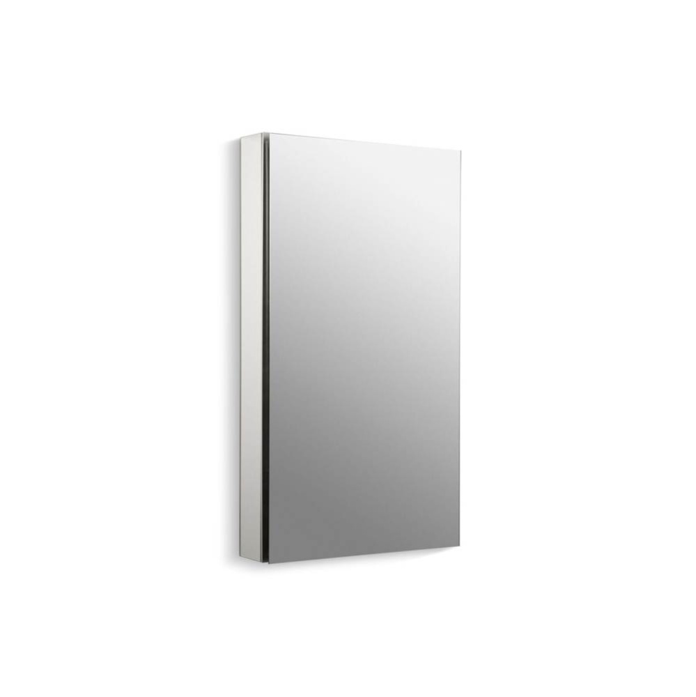 Catalan® 20-1/8'' W x 36-1/8'' H aluminum single-door medicine cabinet wi