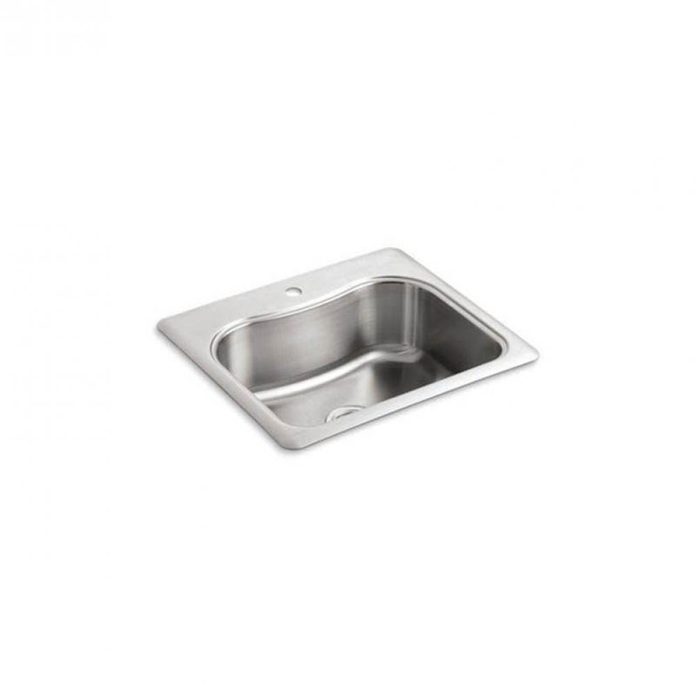 Staccato™ 25'' top-mount single-bowl kitchen sink