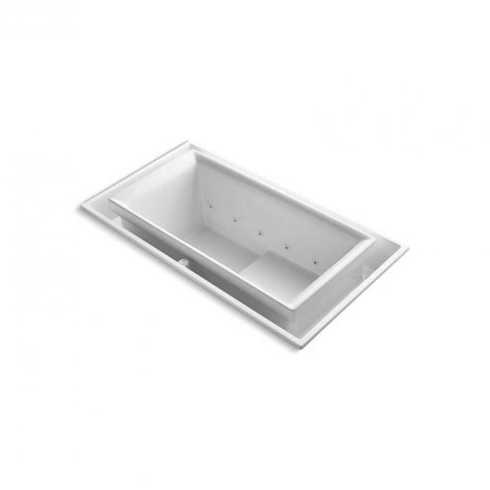 sok® 63'' x 31-1/2'' drop-in Effervescence bath with left-hand drain