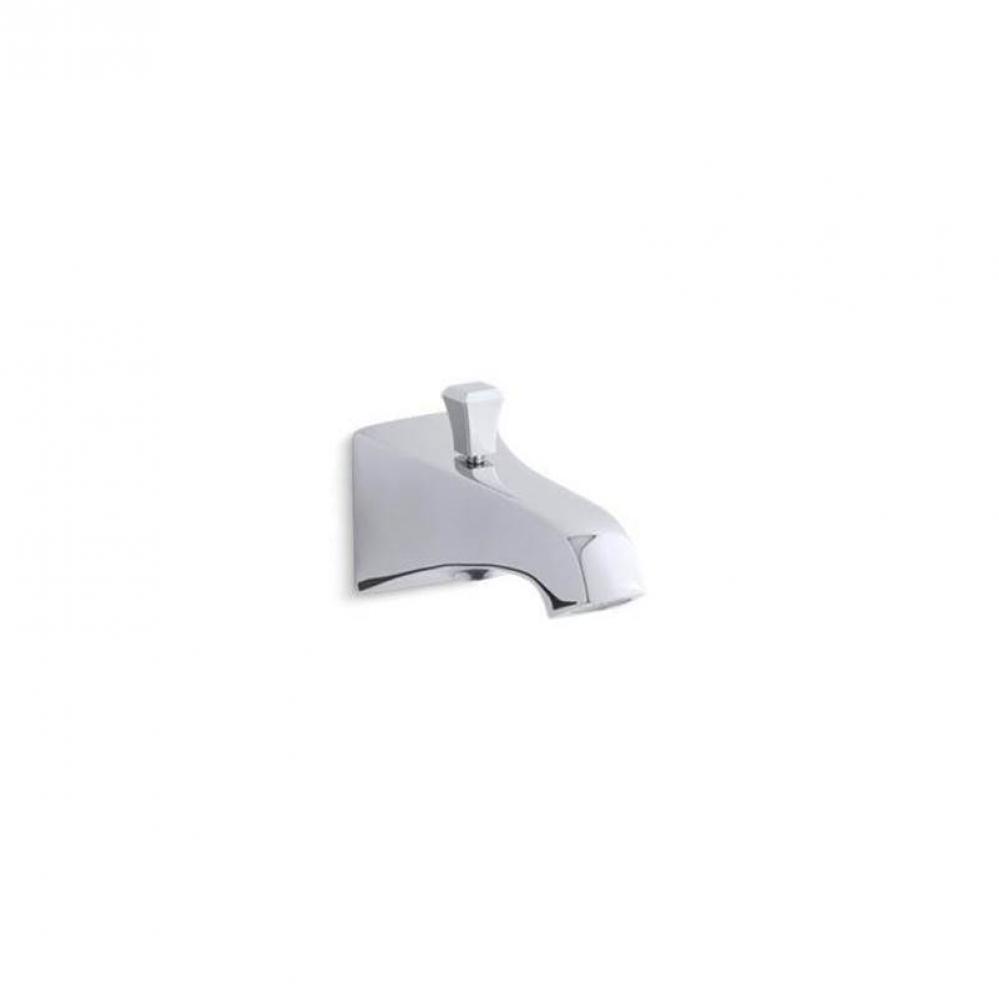 Memoirs® Stately Wall-mount bath spout with Deco design and diverter