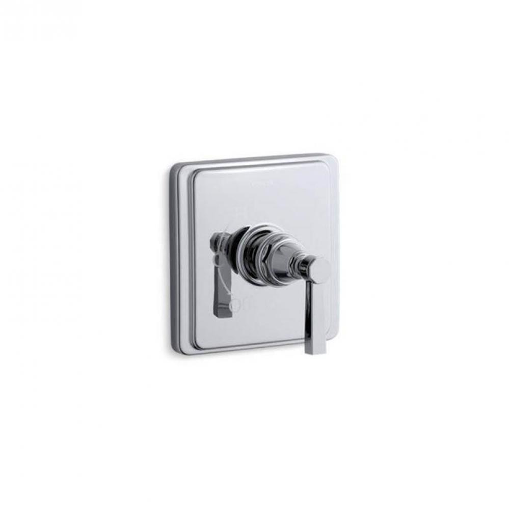 Pinstripe® Pure Rite-Temp® valve trim with lever handle