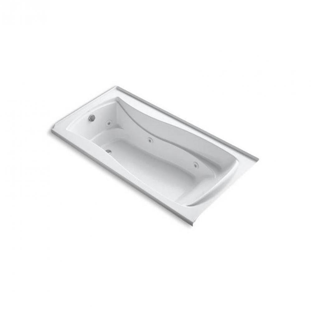 Mariposa® 72'' x 36'' alcove whirlpool bath, left drain