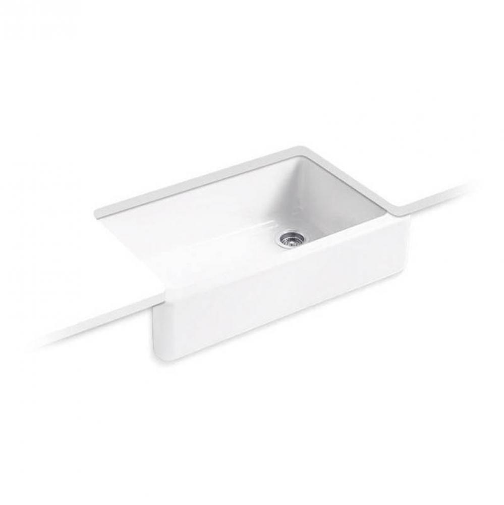 Whitehaven® 35-3/4'' undermount single-bowl farmhouse kitchen sink