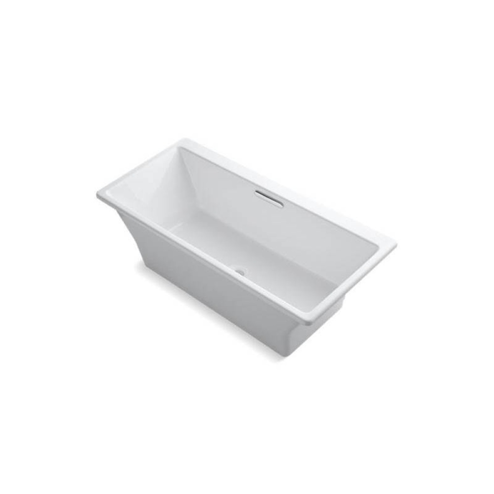 Rêve® 66-15/16'' x 31-1/2'' freestanding bath with Brilliant Blanc b