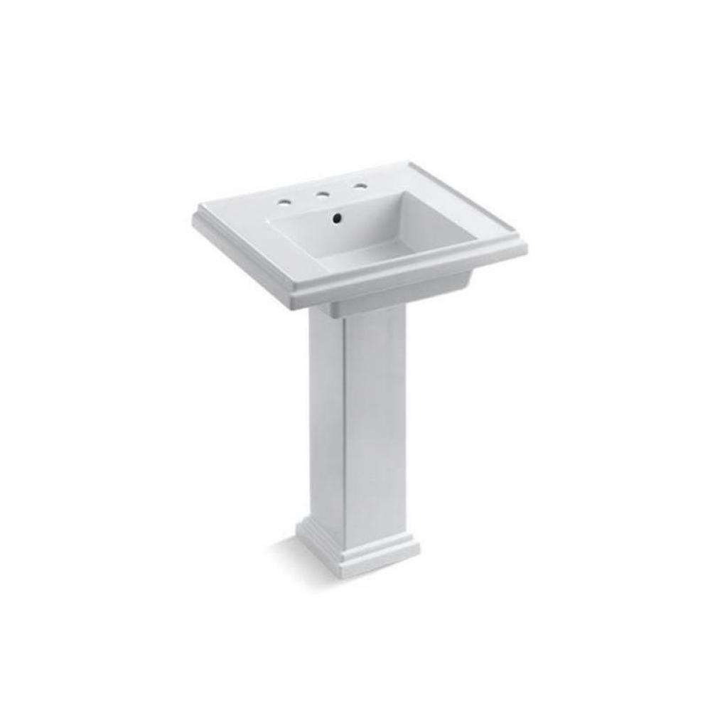 Tresham® 24'' square pedestal bathroom sink