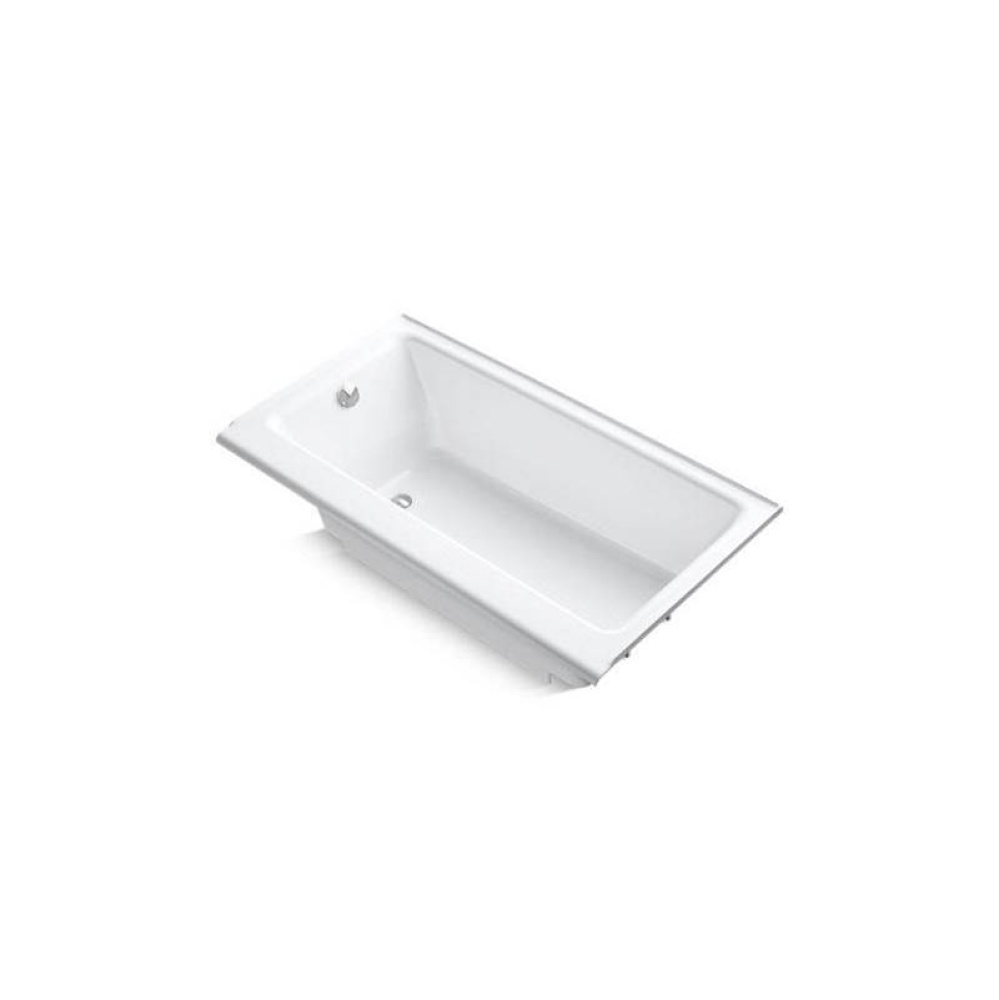 Highbridge® 60'' x 32'' alcove bath with enameled apron and left-hand dra