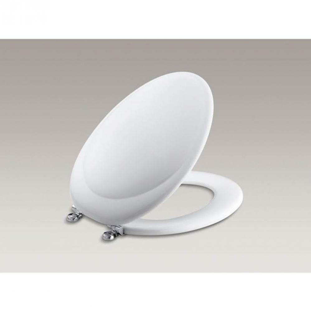 Revival(R) elongated toilet seat with Polished Chrome hinges