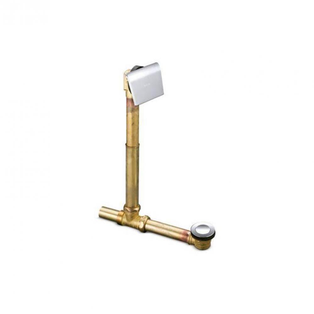 Tea-for-Two® 1-1/2'' contoured pop-up drain and overflow for above- or through-the-