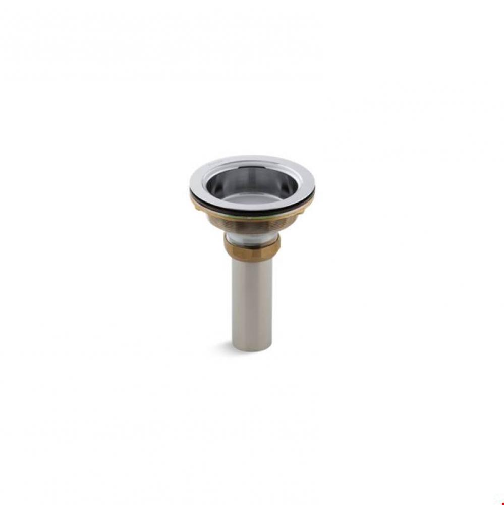 Duostrainer® Sink drain body with tailpiece