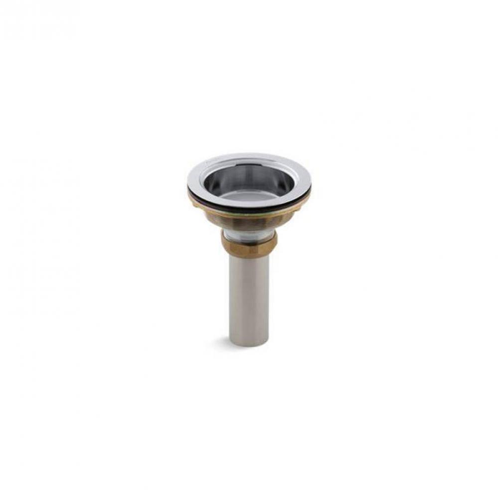 Duostrainer® Sink drain body with tailpiece