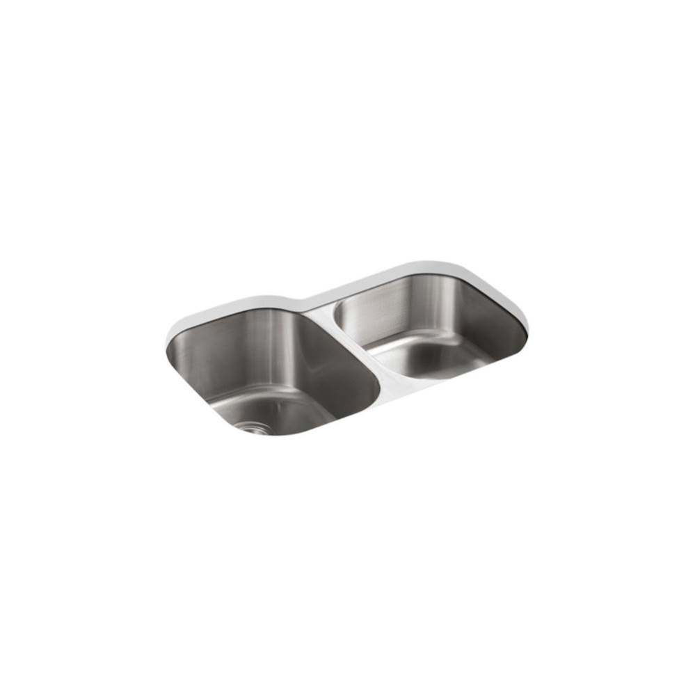 Undertone® 31'' undermount double-bowl kitchen sink