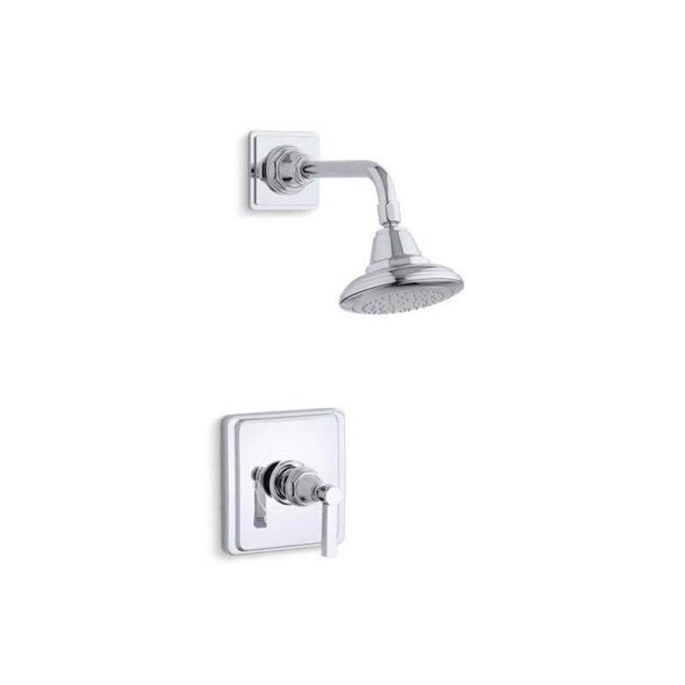 Pinstripe® Pure Rite-Temp® shower trim kit with lever handle, 2.5 gpm