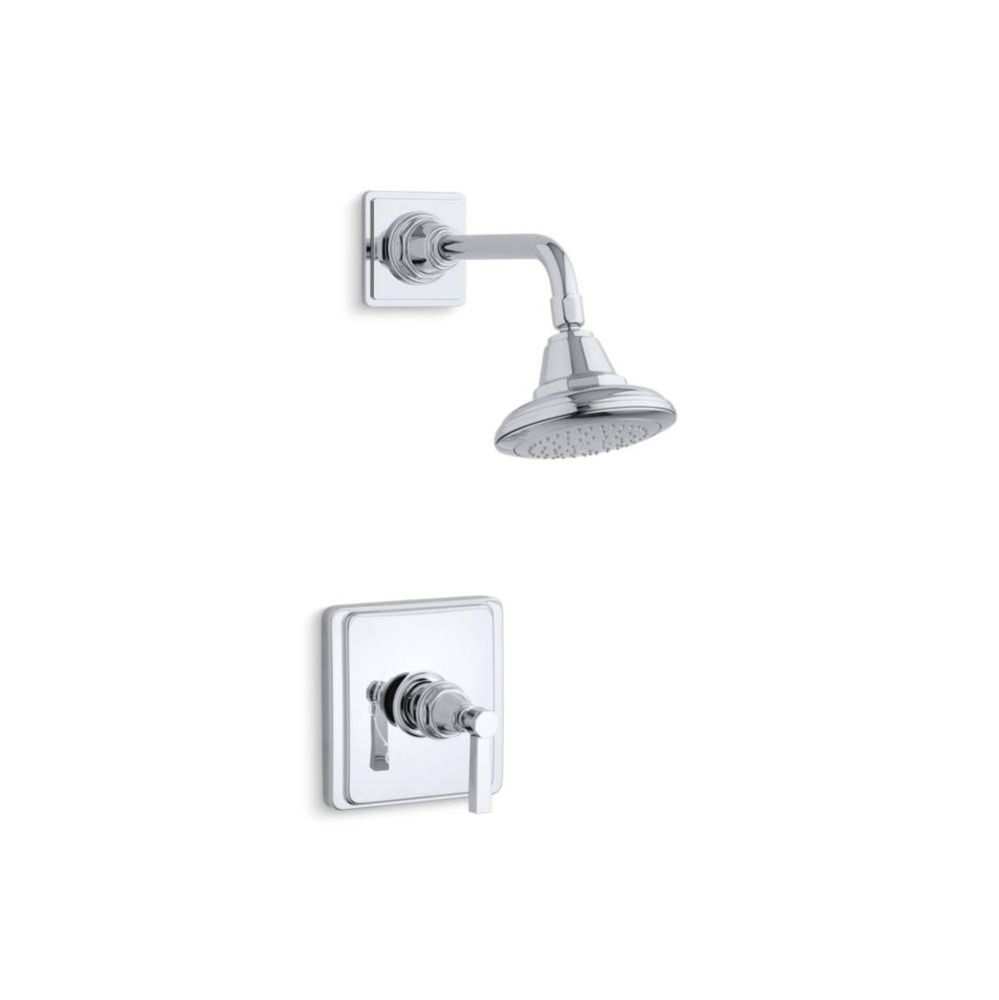Pinstripe® Pure Rite-Temp® shower trim kit with lever handle, 2.5 gpm