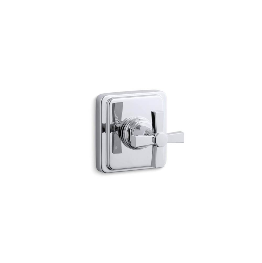 Pinstripe® Pure MasterShower® transfer valve trim cross handle
