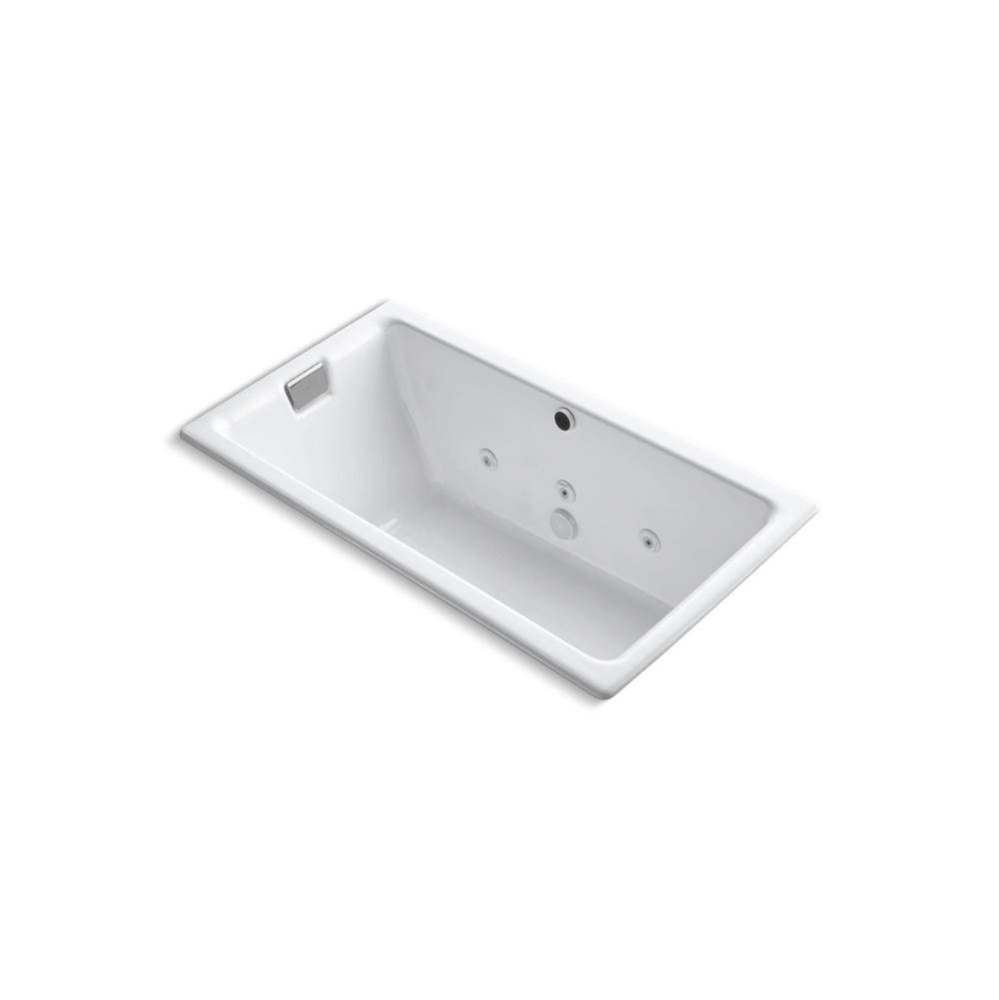 Tea-for-Two® 66'' x 36'' drop-in/undermount whirlpool bath