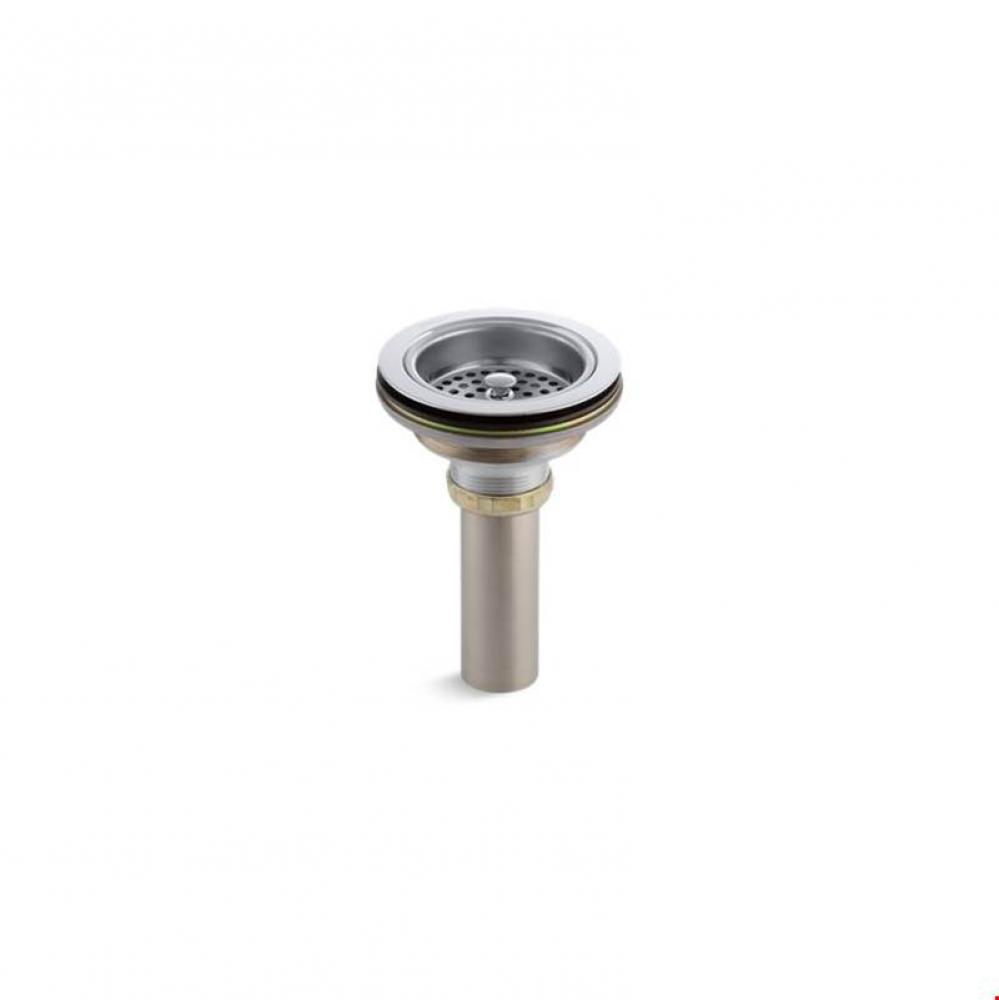 Duostrainer® Sink drain and strainer with tailpiece