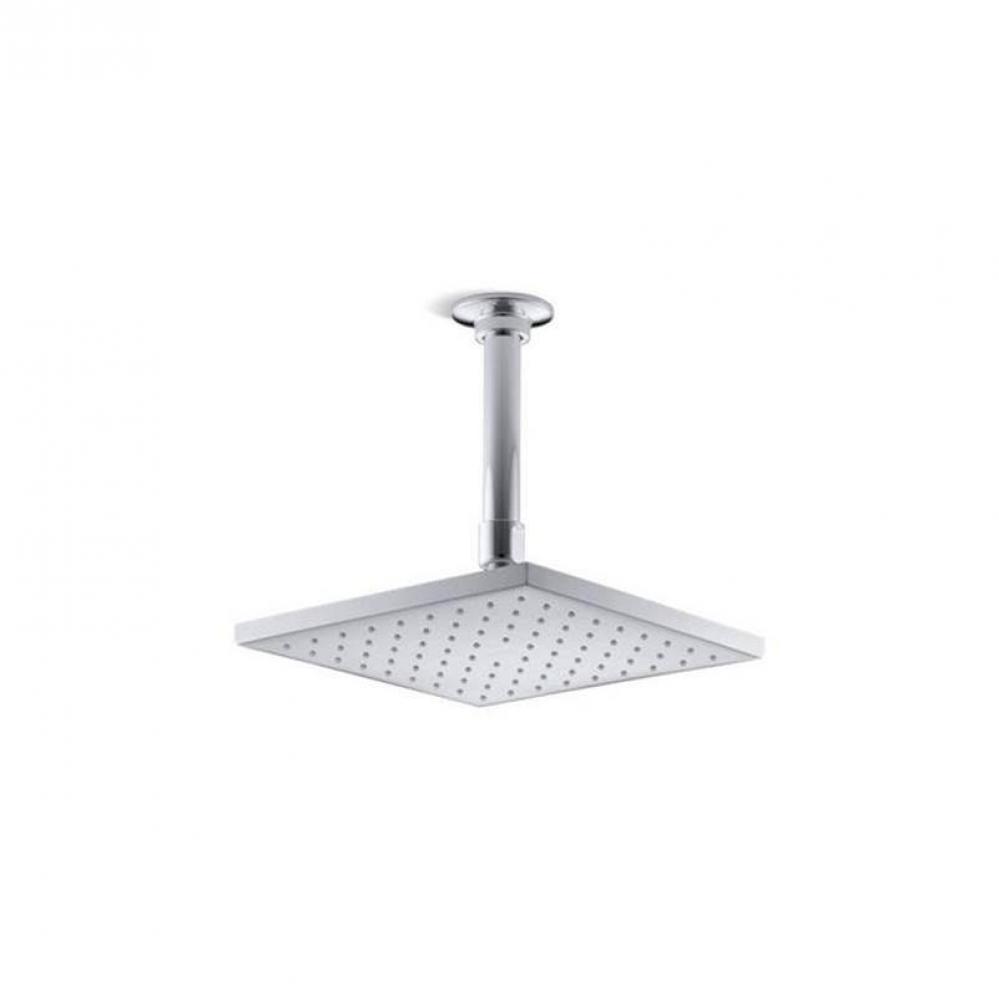 Contemporary Square 8'' single-function rainhead, 2.5 gpm