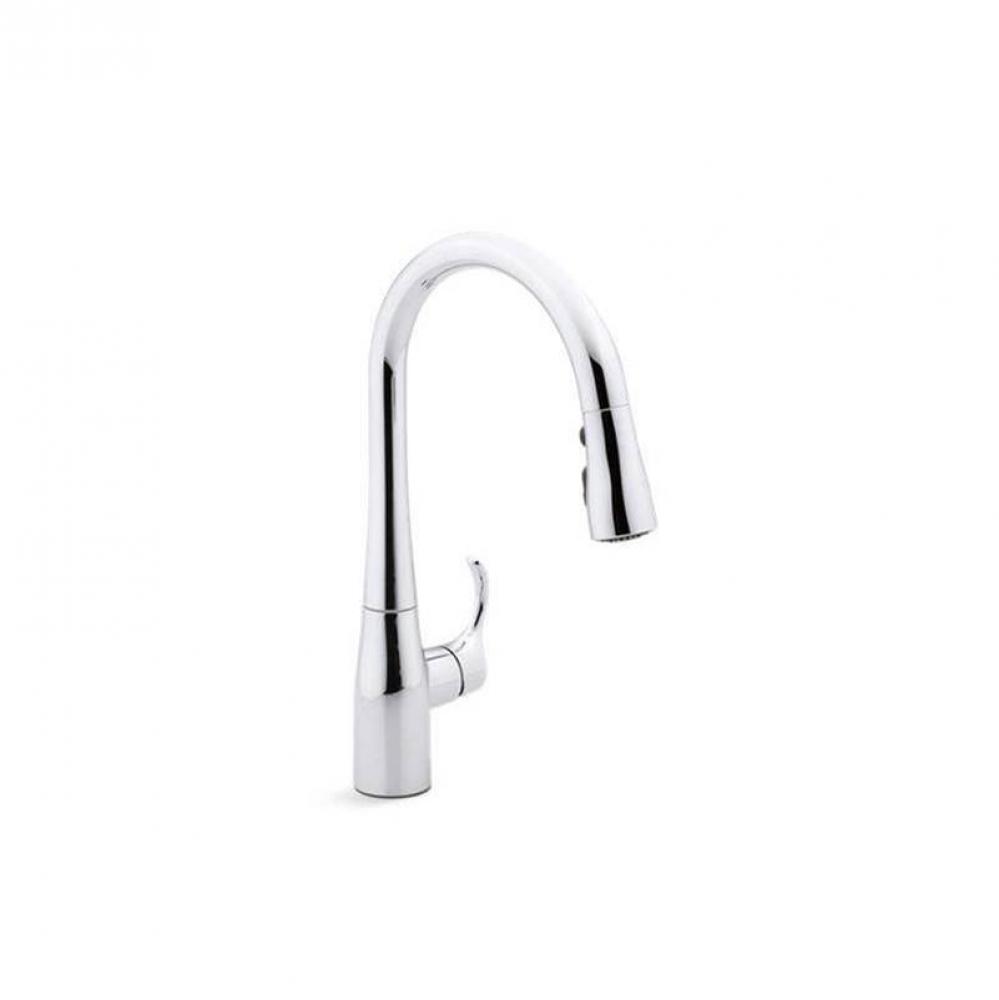 Simplice® Compact pull-down kitchen sink faucet with three-function sprayhead