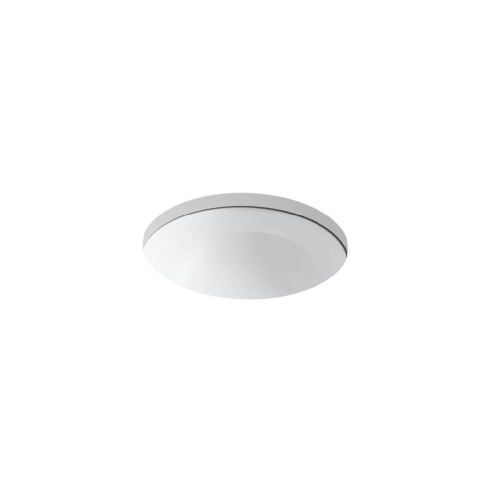Caxton® 16-1/8'' round undermount bathroom sink, no overflow