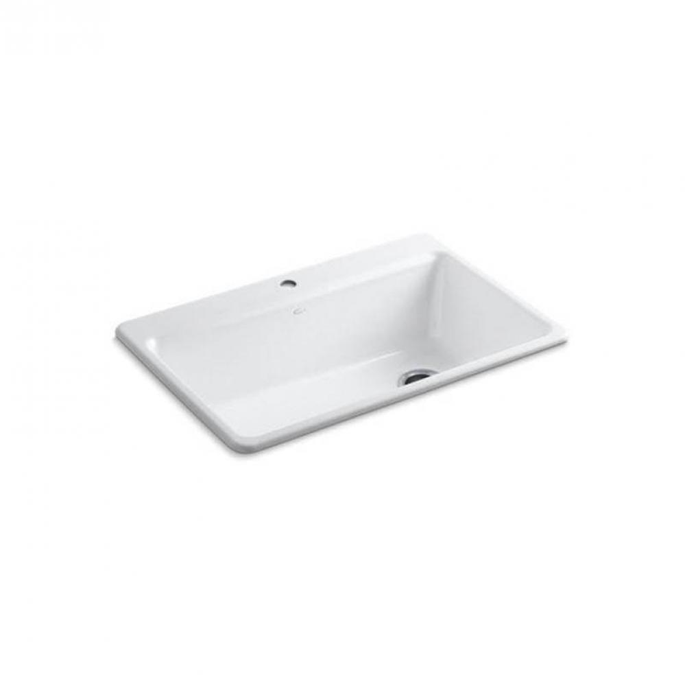 Riverby® 33'' top-mount single-bowl workstation kitchen sink