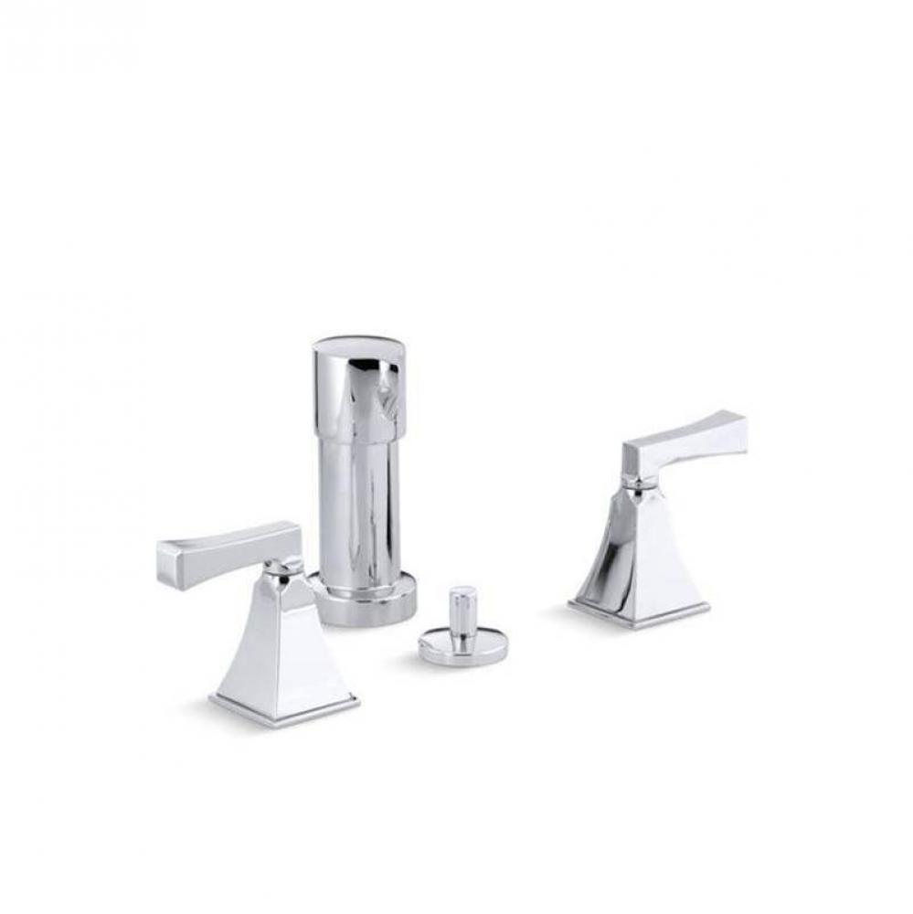 Memoirs® Stately Vertical spray bidet faucet with Deco lever handles