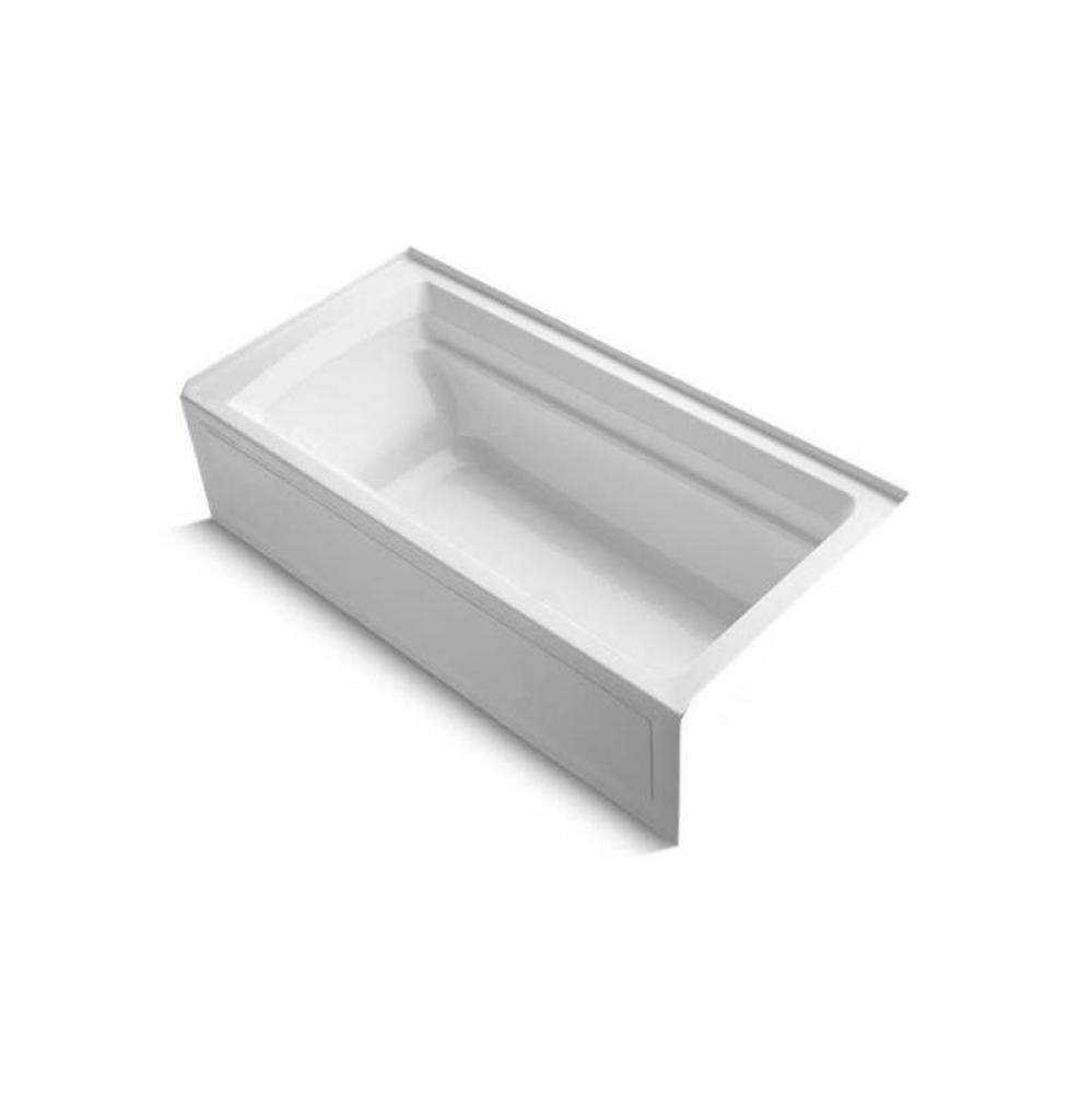Archer® 72'' x 36'' alcove bath, right drain