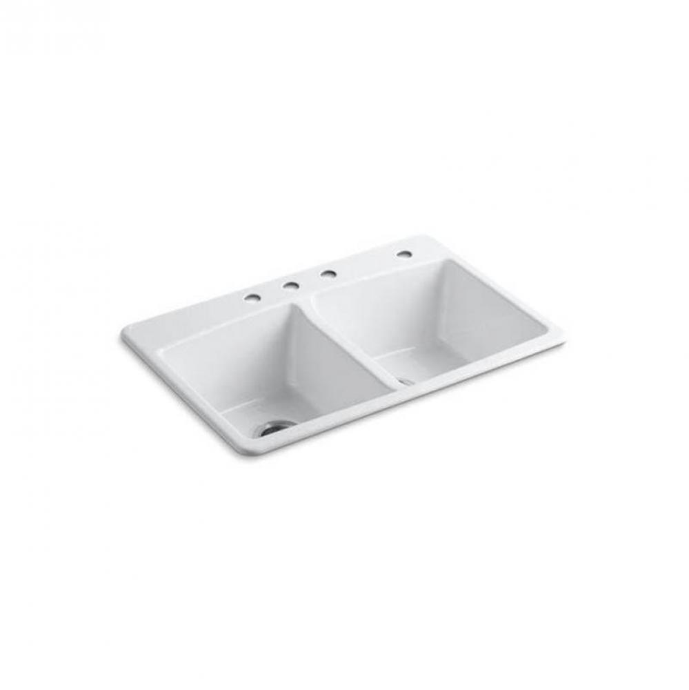 Brookfield™ 33'' top-mount double-bowl kitchen sink