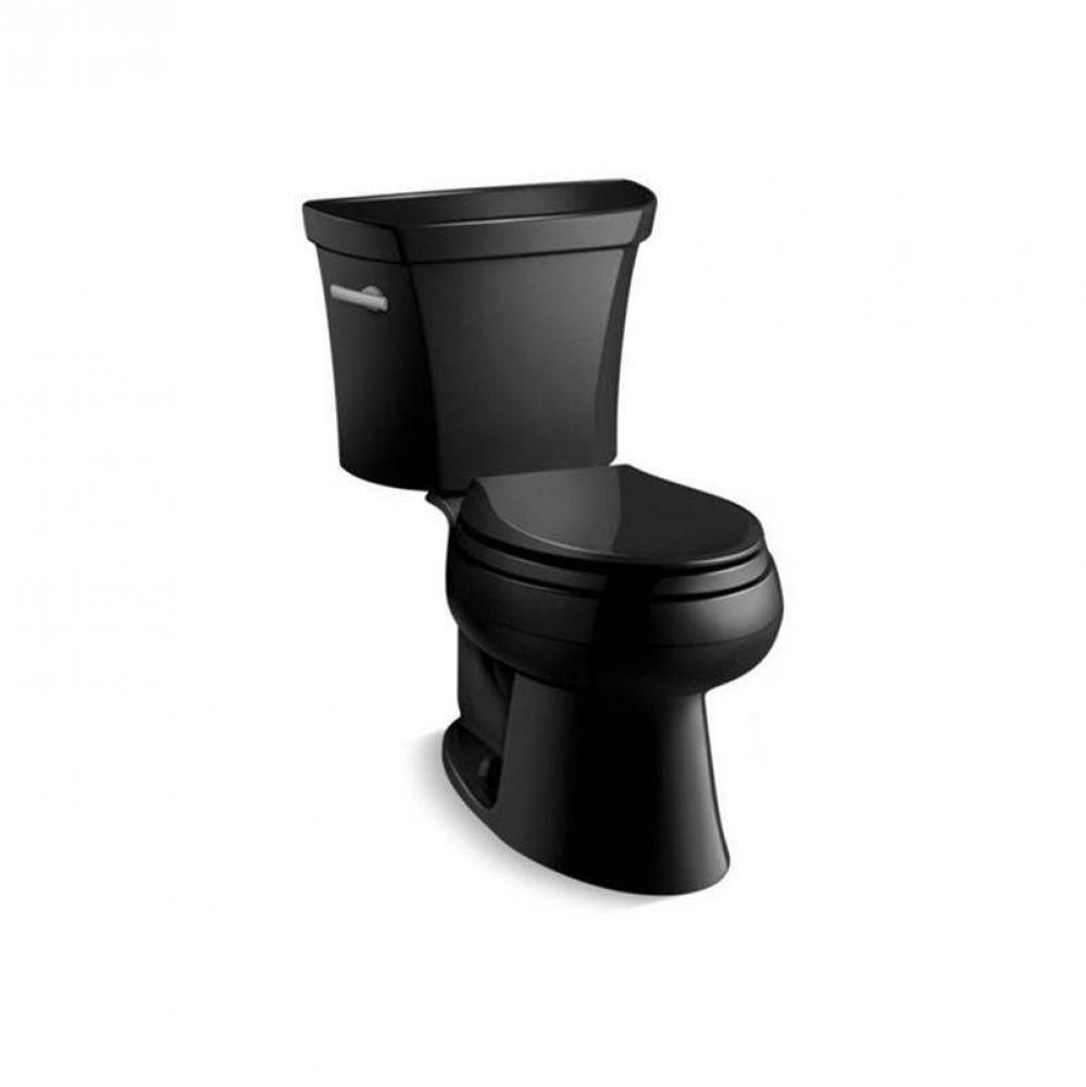 Wellworth® Classic Two-piece elongated 1.0 gpf toilet with tank cover locks, less seat
