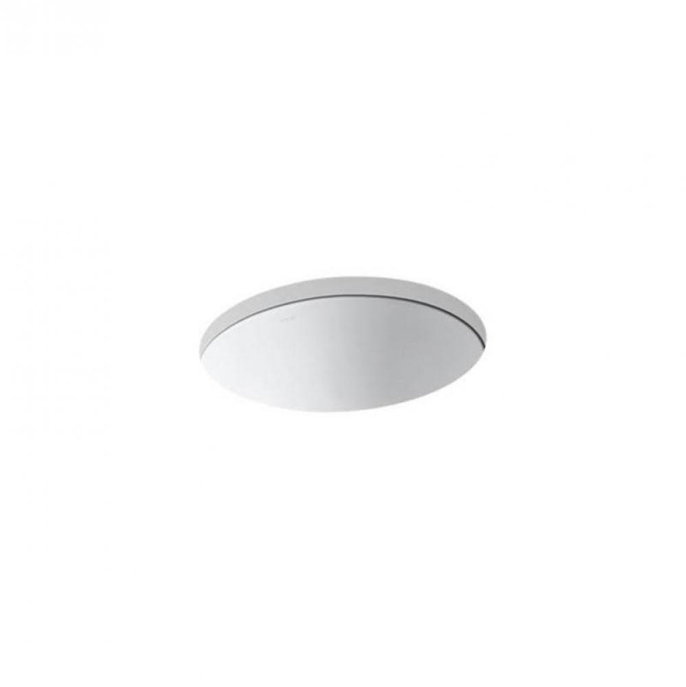 Caxton® 19-1/4'' oval undermount bathroom sink, no overflow